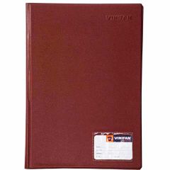 folder oficio doble tapa dura c/gusano vinifan cafe