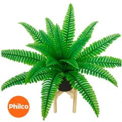 planta decorativa artificial Helecho corto mediano x24hojas