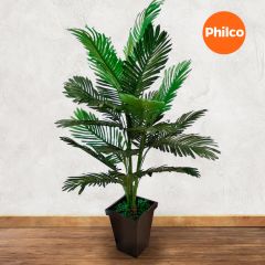 Planta decorativa artificial palmera Areca S + maceta