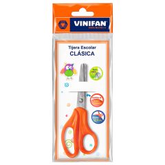 Tijera escolar punta roma 5"  VINIFAN Clásica