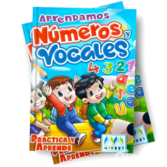 cuaderno de trabajo numeros y vocales mirbet
