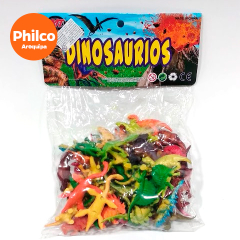 Bolsa de Dinosaurios de jebe x50uni